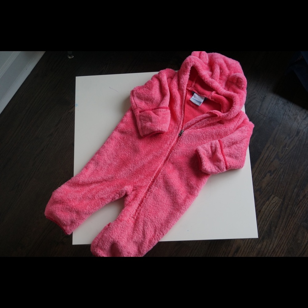 Columbia Winter Bunting Pink 6-12M